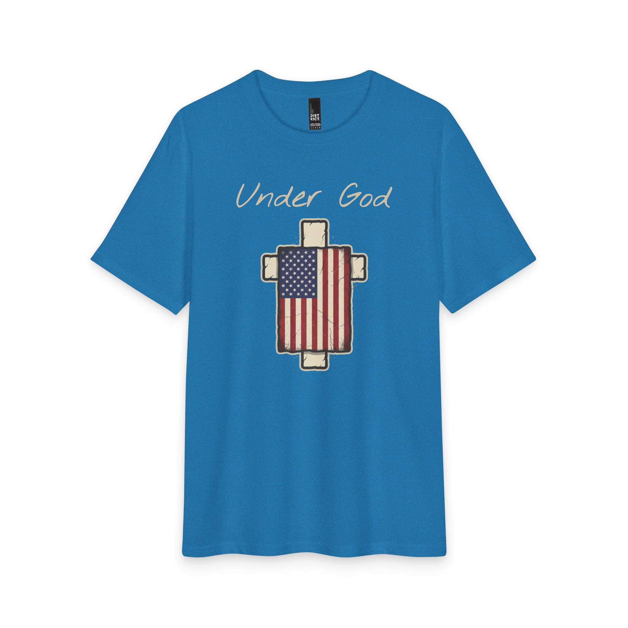 Forge and Thread Co - Under God American Flag Cross T-Shirt