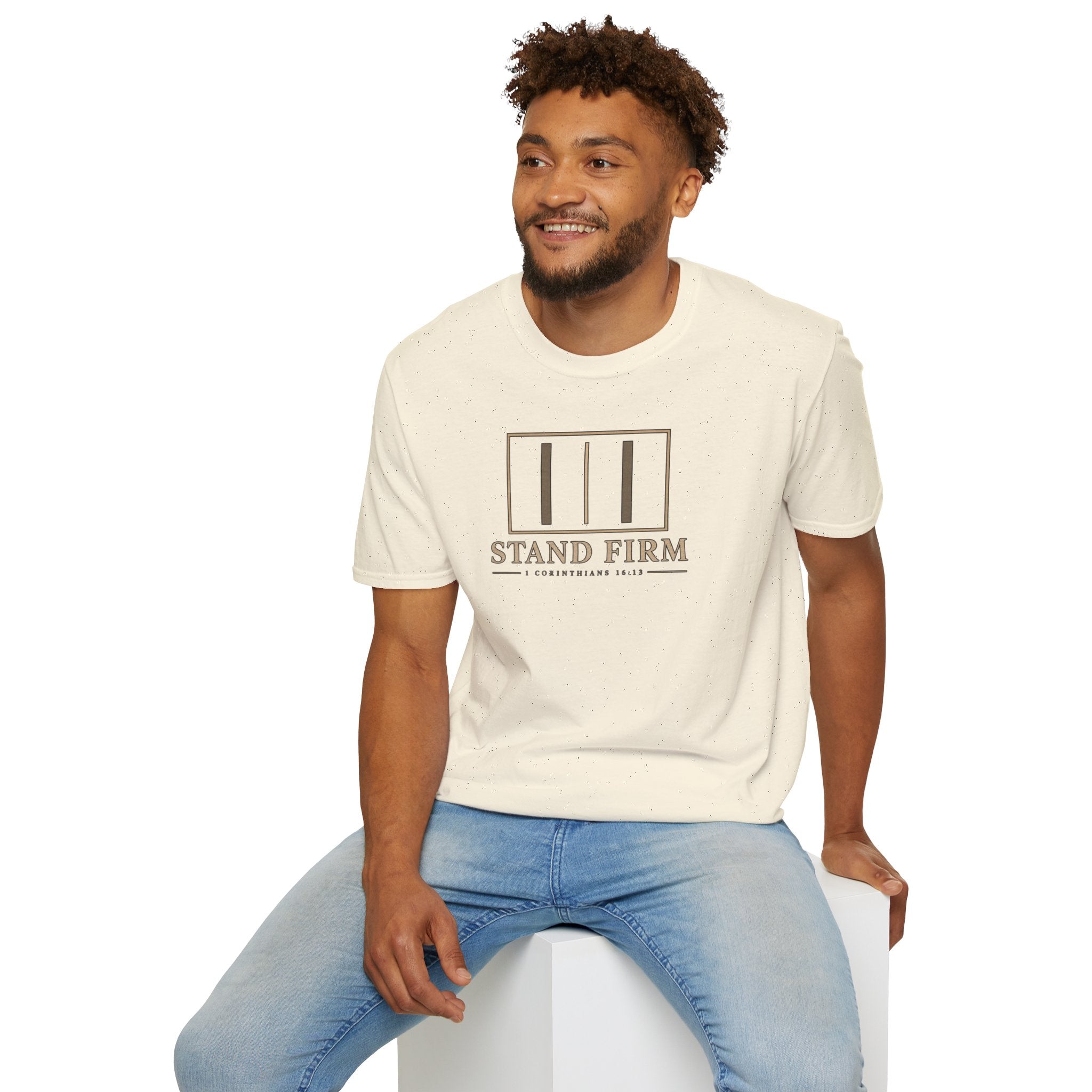Stand Firm T-Shirt — 1 Corinthians 16:13 Christian Faith Tee