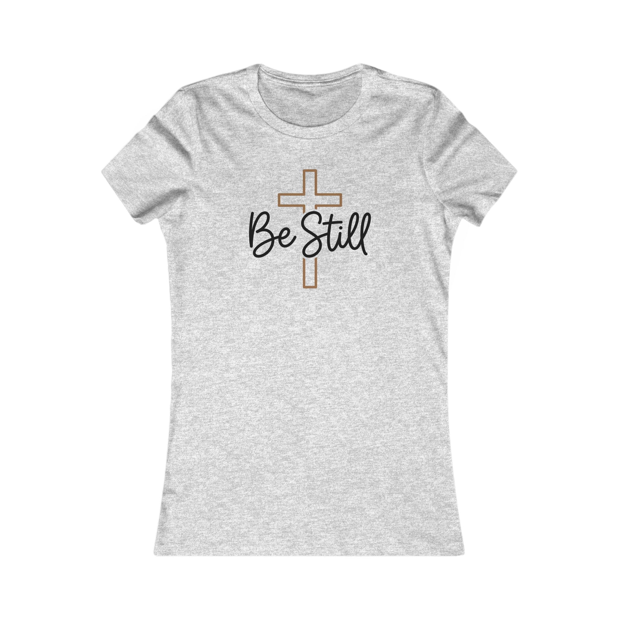 Forge and Thread Co - Be Still Cross Women's Tee — Inspirational Christian Shirt