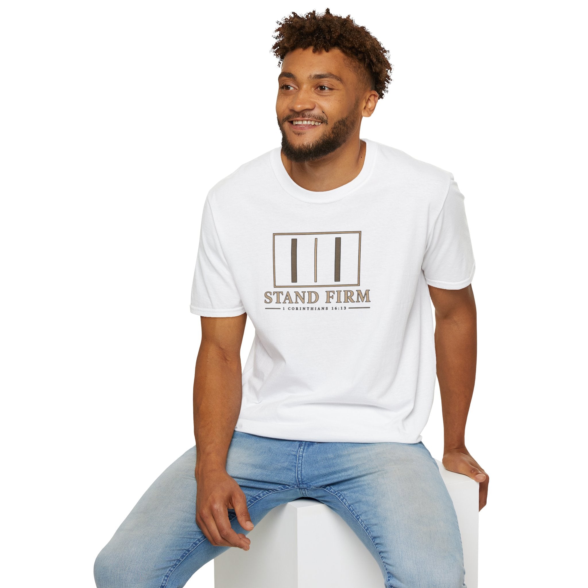 Stand Firm T-Shirt — 1 Corinthians 16:13 Christian Faith Tee