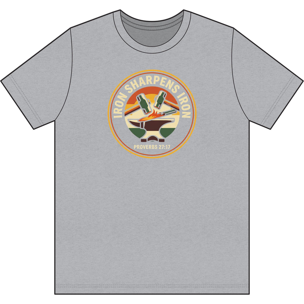 Forge and Thread Co - Iron Sharpens Iron Dri-Power 100% Polyester T-Shirt