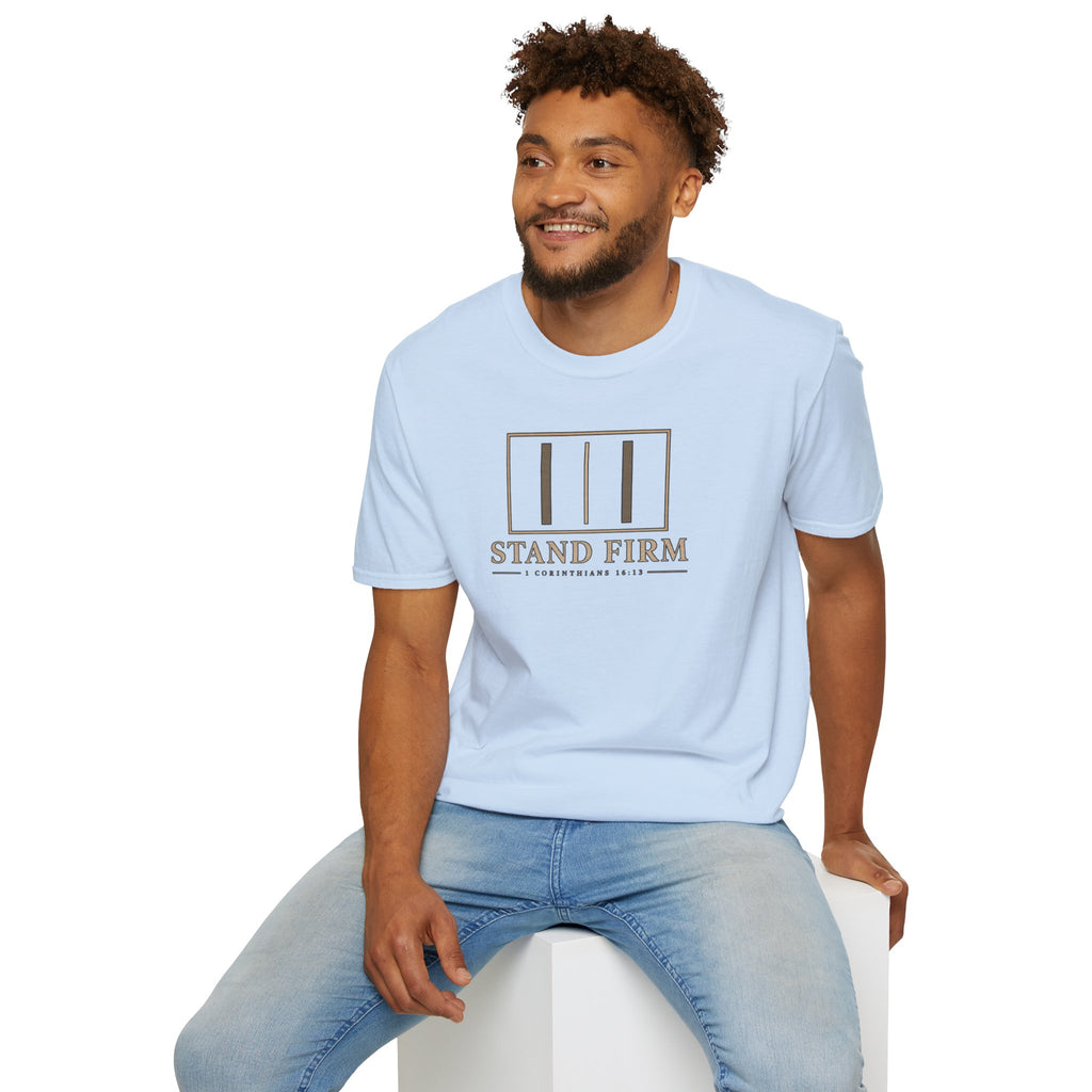 Stand Firm T-Shirt — 1 Corinthians 16:13 Christian Faith Tee