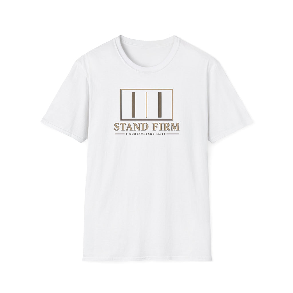 Stand Firm T-Shirt — 1 Corinthians 16:13 Christian Faith Tee