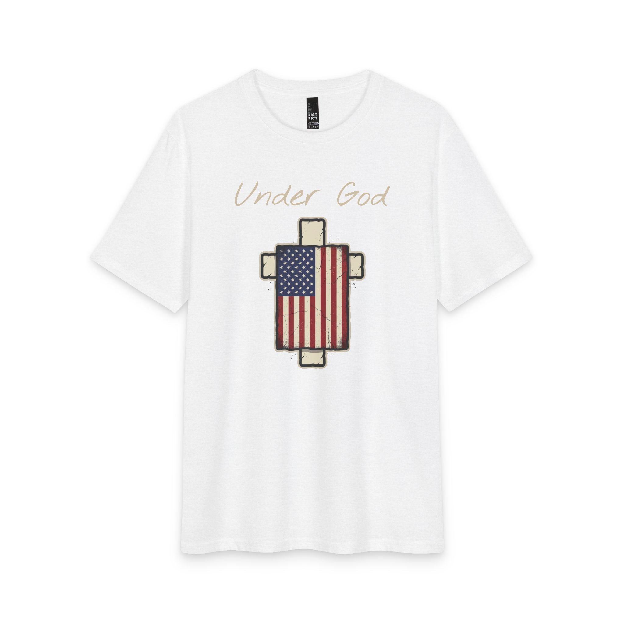 Forge and Thread Co - Under God American Flag Cross T-Shirt