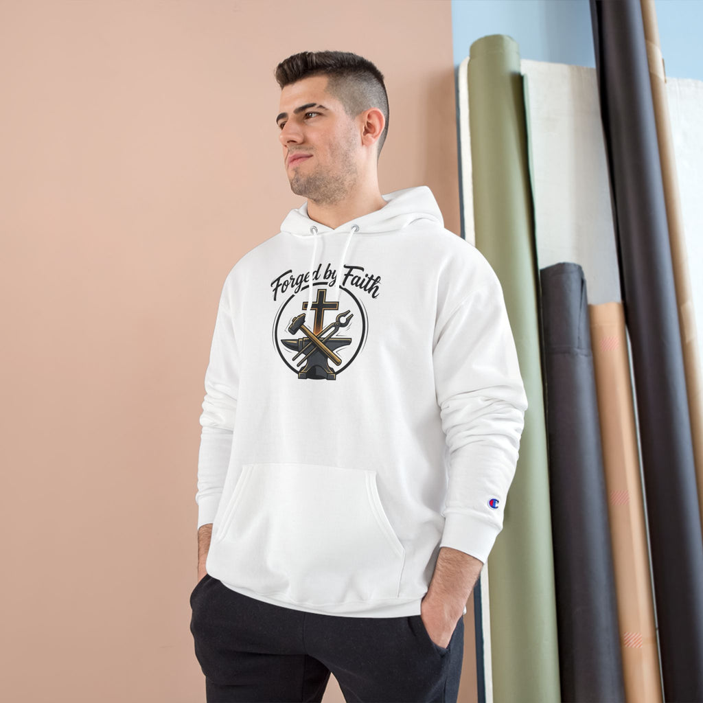 Forge and Thread Co - Forged by Faith Champion Hoodie
