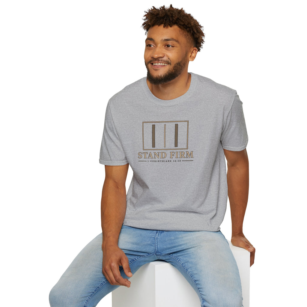 Stand Firm T-Shirt — 1 Corinthians 16:13 Christian Faith Tee