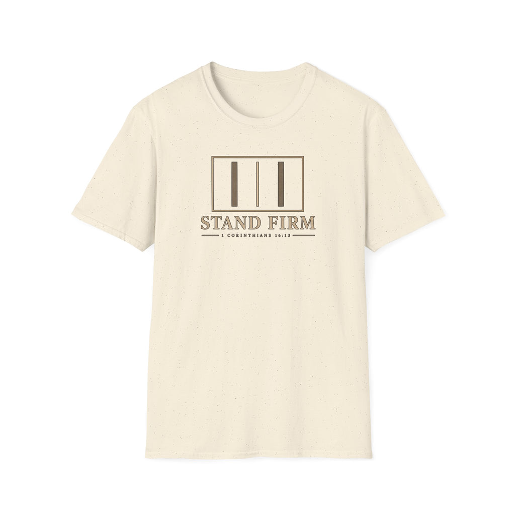 Stand Firm T-Shirt — 1 Corinthians 16:13 Christian Faith Tee