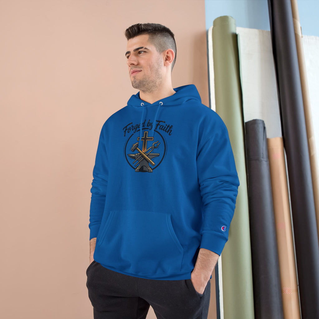 Forge and Thread Co - Forged by Faith Champion Hoodie